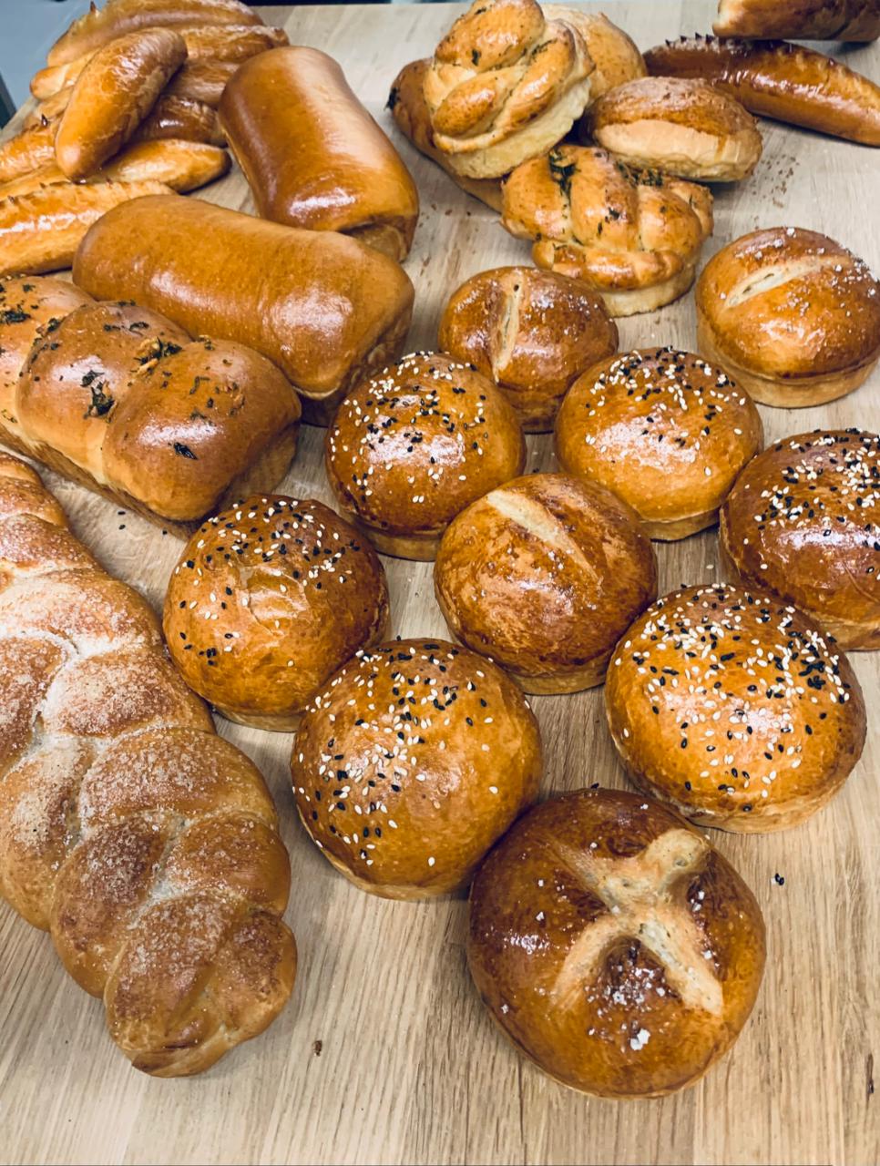 Artisan bread selection