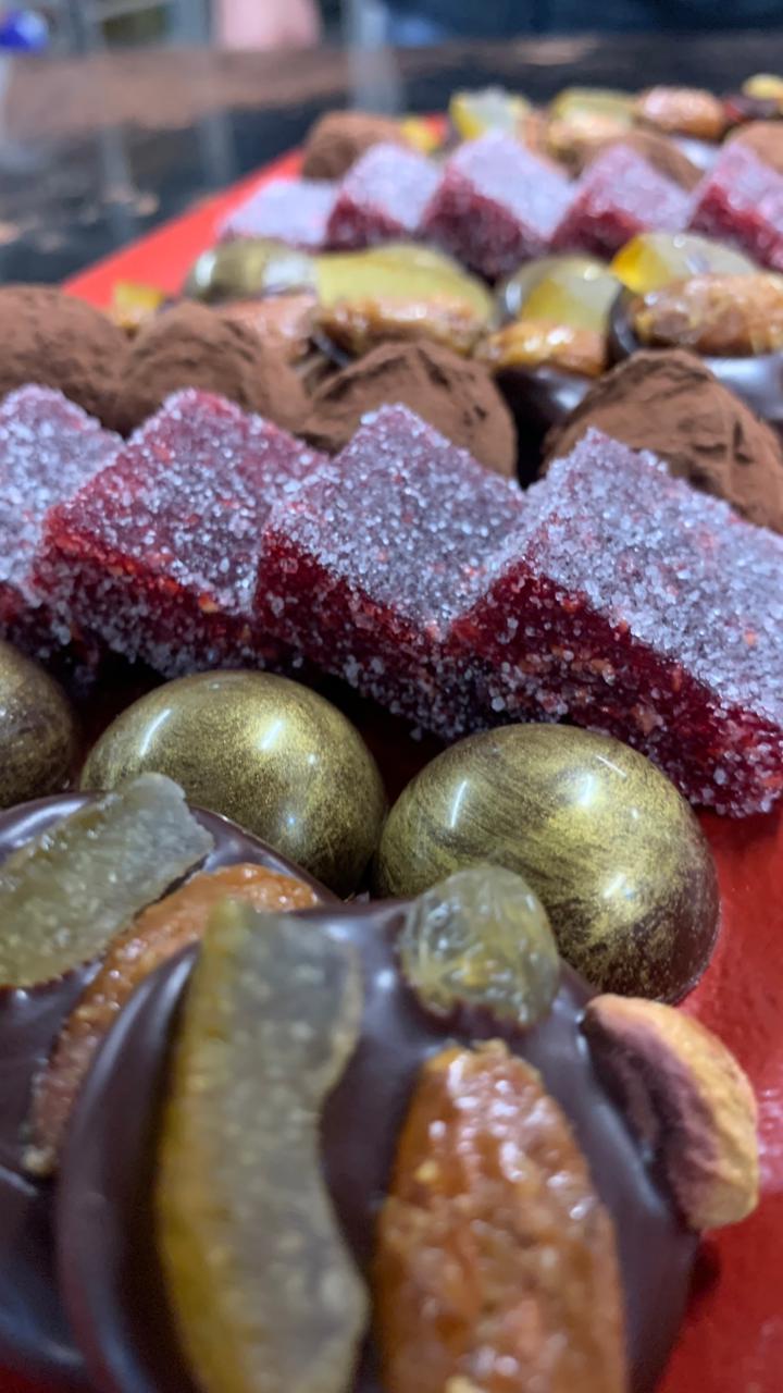 Confections and treats platter