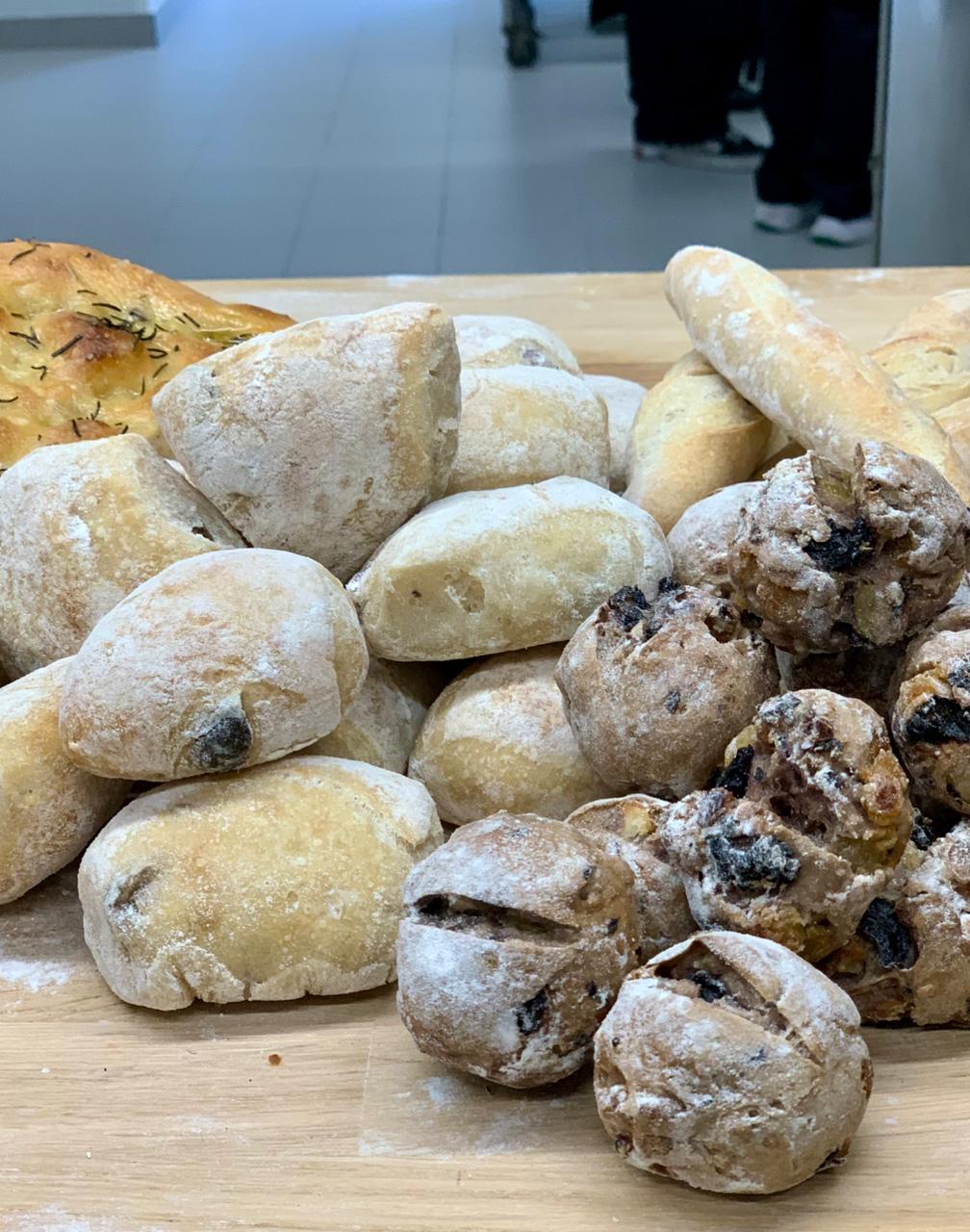 Rustic bread assortment